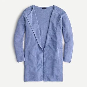 Jcrew Women’s Cardigan Linen Blend in Blue